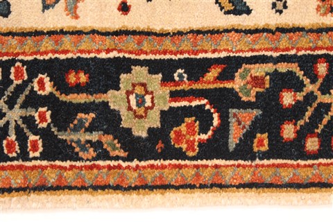 Karajeh Blue Runner Hand Knotted 26 X 200 Area Rug 250-29635 Image 2