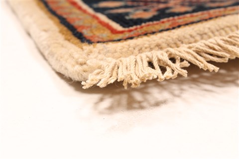 Karajeh Blue Runner Hand Knotted 26 X 200 Area Rug 250-29635 Image 5