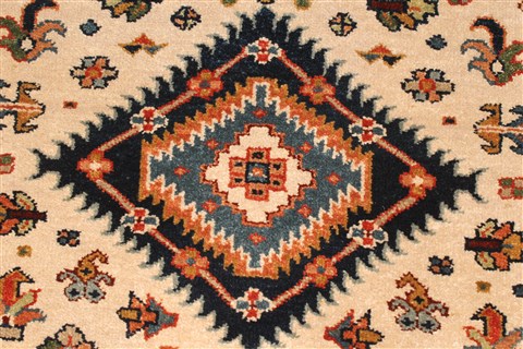 Karajeh Blue Runner Hand Knotted 26 X 200 Area Rug 250-29635 Image 8