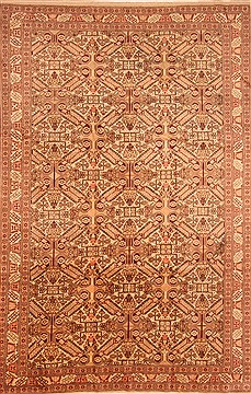 Kayseri Beige Hand Knotted 7'7" X 11'7"  Area Rug 100-29636