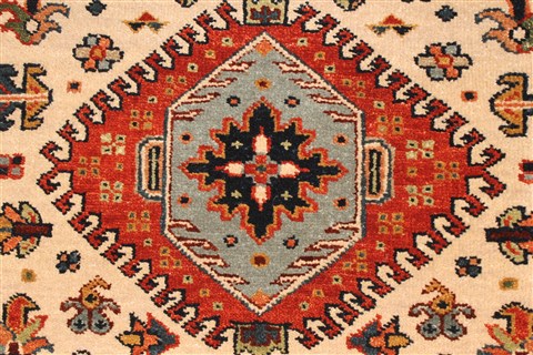 Karajeh Brown Runner Hand Knotted 26 X 201 Area Rug 250-29639 Image 1