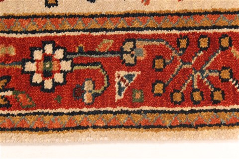 Karajeh Brown Runner Hand Knotted 26 X 201 Area Rug 250-29639 Image 2