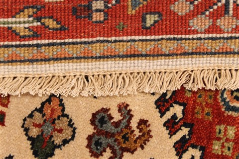 Karajeh Brown Runner Hand Knotted 26 X 201 Area Rug 250-29639 Image 4