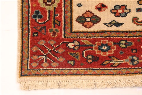 Karajeh Brown Runner Hand Knotted 26 X 201 Area Rug 250-29639 Image 7