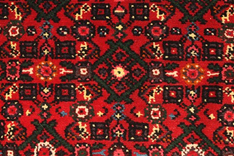 Hossein Abad Blue Runner Hand Knotted 24 X 160 Area Rug 250-29640 Image 1