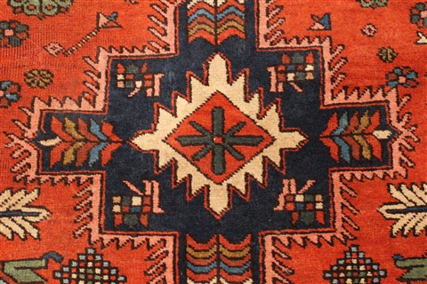 Hossein Abad Blue Runner Hand Knotted 33 X 149 Area Rug 250-29641 Image 1
