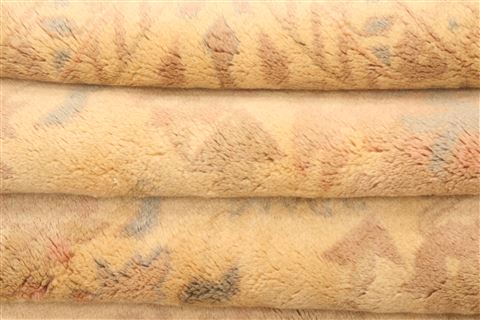 Tabriz Beige Square Hand Knotted 97 X 99 Area Rug 253-29642 Image 3