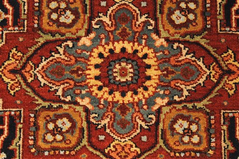 Serapi Brown Runner Hand Knotted 26 X 118 Area Rug 250-29644 Image 1
