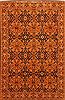 Hamedan Orange Hand Knotted 62 X 94  Area Rug 100-29645 Thumb 0