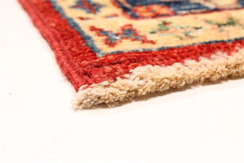 Kazak Multicolor Runner Hand Knotted 28 X 118 Area Rug 250-29647 Image 5
