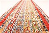Kazak Multicolor Runner Hand Knotted 28 X 118  Area Rug 250-29647 Thumb 2