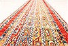 Kazak Multicolor Runner Hand Knotted 28 X 118 Area Rug 250-29647 Thumb 2