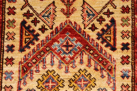 Kazak Blue Runner Hand Knotted 27 X 128 Area Rug 250-29650 Image 8