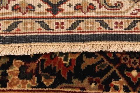Herati Beige Runner Hand Knotted 26 X 209 Area Rug 250-29651 Image 3