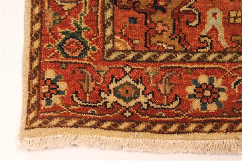Serapi Brown Runner Hand Knotted 26 X 1911 Area Rug 250-29652 Image 6