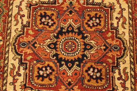 Serapi Brown Runner Hand Knotted 26 X 1911 Area Rug 250-29652 Image 7