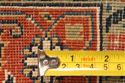 Herati Beige Runner Hand Knotted 27 X 2010 Area Rug 250-29653 Image 4
