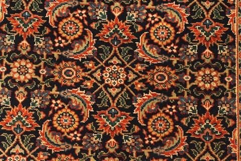 Herati Beige Runner Hand Knotted 27 X 2010 Area Rug 250-29653 Image 7