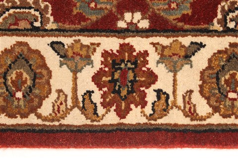 Kashmar Beige Runner Hand Knotted 27 X 194 Area Rug 250-29654 Image 1