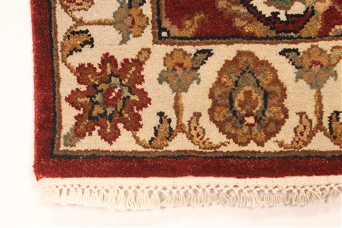 Kashmar Beige Runner Hand Knotted 27 X 194 Area Rug 250-29654 Image 6