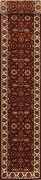 Indian Kashmar Beige Runner 16 to 20 ft Wool Carpet 29654