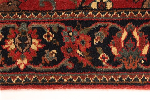 Kashmar Red Runner Hand Knotted 26 X 200 Area Rug 250-29656 Image 1