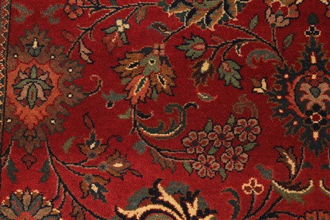 Kashmar Red Runner Hand Knotted 26 X 200 Area Rug 250-29656 Image 6