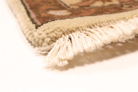 Oushak Beige Runner Hand Knotted 41 X 123 Area Rug 250-29657 Image 5