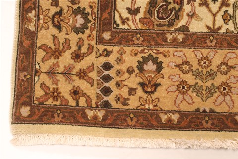 Oushak Beige Runner Hand Knotted 41 X 123 Area Rug 250-29657 Image 6