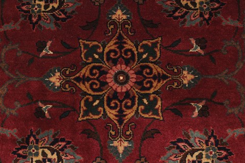 Kashmar Beige Runner Hand Knotted 25 X 179 Area Rug 250-29658 Image 7