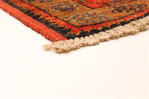 Pishavar Red Runner Hand Knotted 35 X 92 Area Rug 250-29659 Image 5