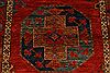 Pishavar Red Runner Hand Knotted 35 X 92 Area Rug 250-29659 Thumb 4