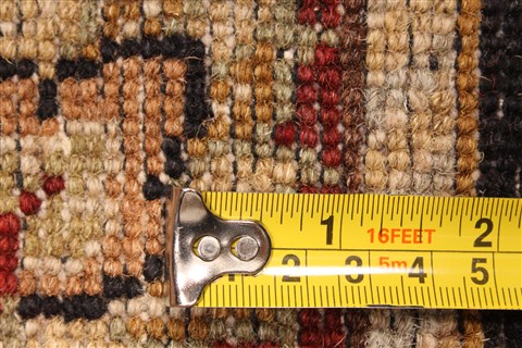 Kashmar Beige Runner Hand Knotted 27 X 180 Area Rug 250-29660 Image 3