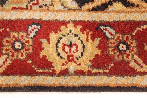 Kashmar Beige Runner Hand Knotted 27 X 180 Area Rug 250-29660 Image 8