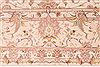 Tabriz Beige Hand Knotted 84 X 118  Area Rug 254-29666 Thumb 4