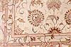 Tabriz Beige Hand Knotted 84 X 118  Area Rug 254-29666 Thumb 5