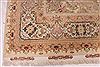 Tabriz Beige Hand Knotted 83 X 116 Area Rug 254-29667 Thumb 2