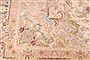 Tabriz Beige Hand Knotted 83 X 116 Area Rug 254-29667 Thumb 5
