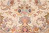 Tabriz Beige Hand Knotted 83 X 116  Area Rug 254-29667 Thumb 6