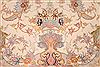 Tabriz Beige Hand Knotted 83 X 116 Area Rug 254-29667 Thumb 6