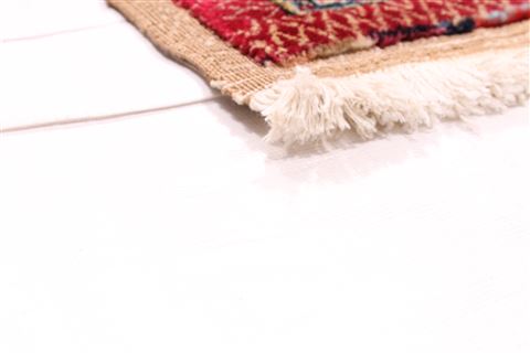 Mashad Red Hand Knotted 81 X 112 Area Rug 254-29668 Image 1
