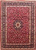 Mashad Red Hand Knotted 81 X 112  Area Rug 254-29668 Thumb 0