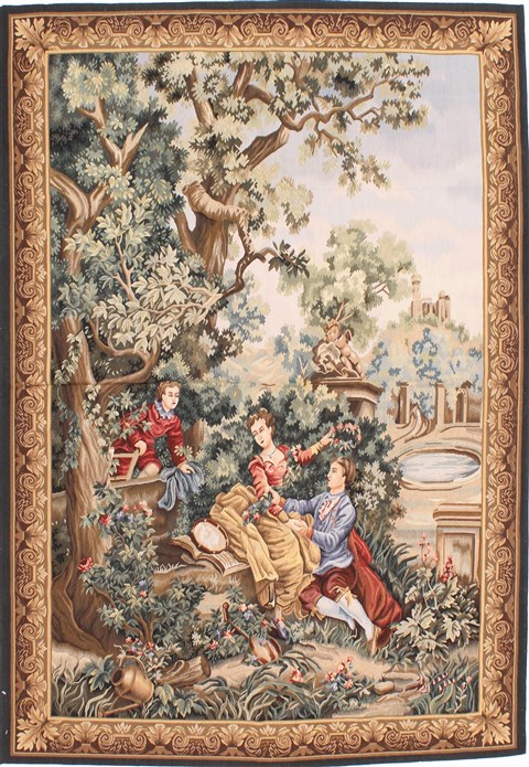 Tapestry Green Tapestry 43 X 60 Area Rug 254-29670 Image 0
