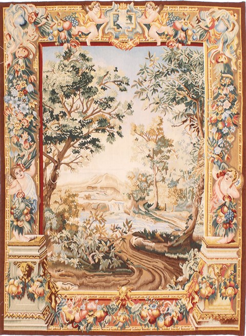 Tapestry Multicolor Tapestry 40 X 54  Area Rug 254-29674 Image 0