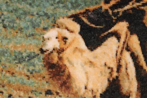 Tabriz Green Hand Knotted 24 X 30 Area Rug 254-29679 Image 8