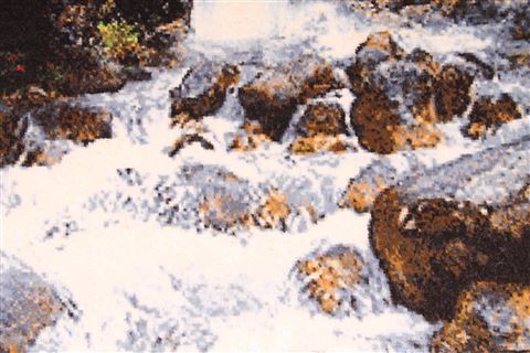 Tabriz Multicolor Hand Knotted 26 X 33  Area Rug 254-29692 Image 3