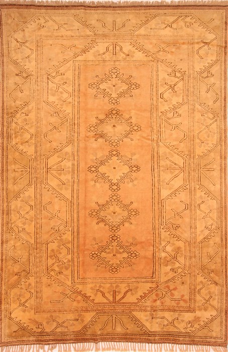 Oushak Brown Hand Knotted 84 X 123 Area Rug 100-29699 Image 0