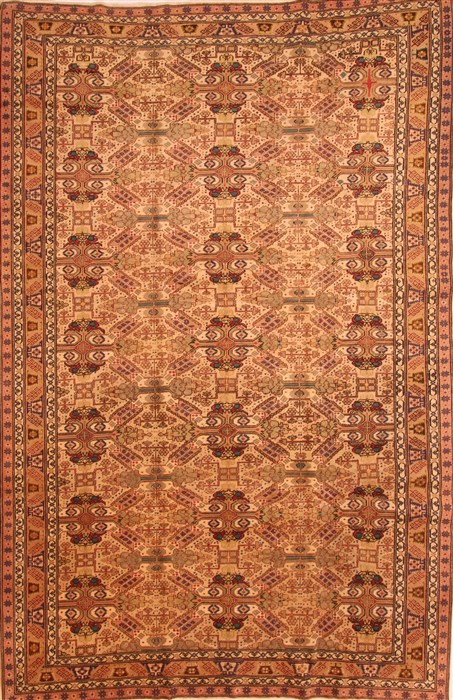 Kayseri Beige Hand Knotted 80 X 124 Area Rug 100-29700 Image 0