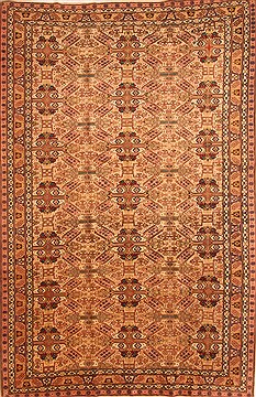 Turkish Kayseri Beige Rectangle 8x11 ft Wool Carpet 29700