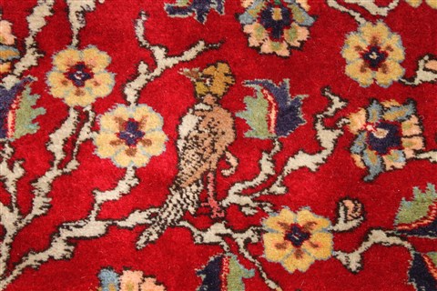 Tabriz Green Hand Knotted 104 X 150 Area Rug 254-29703 Image 9